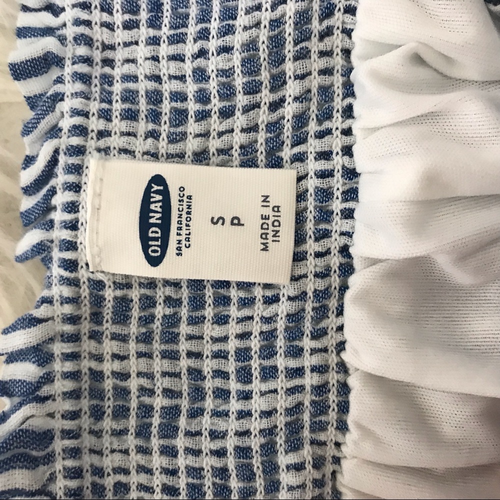 blue and white striped skirt - Picture 2 of 5